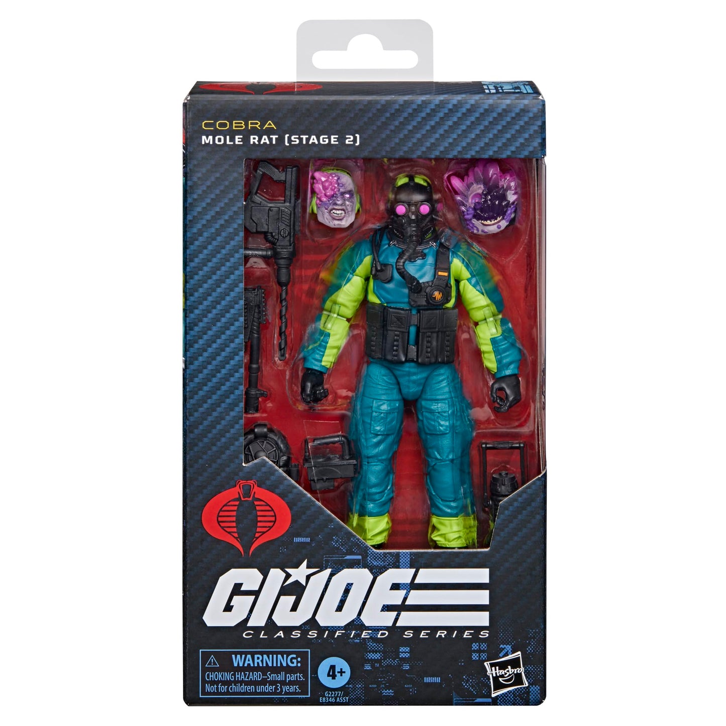 G.I. Joe Classified Series #190 Mole Rat (Stage 2) – 6-Inch Action Figure with 8 Accessories