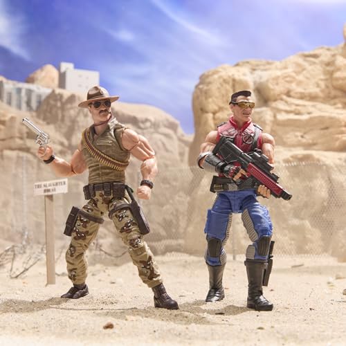 G.I. Joe Classified Series #173 Sgt Slaughter & Felix Mercer Stratton – 2 Collectible 6-Inch Action Figures with 26 Accessories