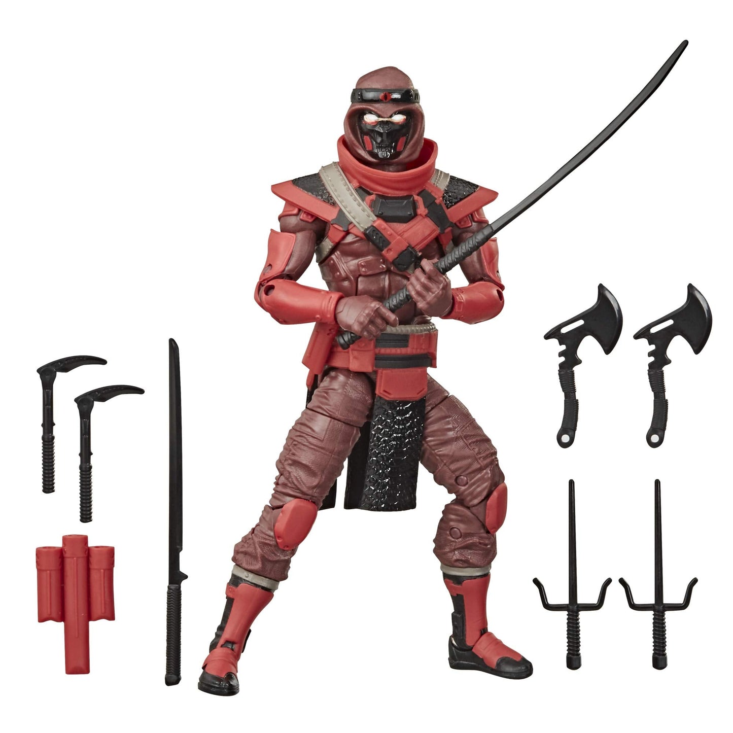 Hasbro G.I. Joe Classified Series Red Ninja – 6-Inch Action Figure with Custom Art & Accessories