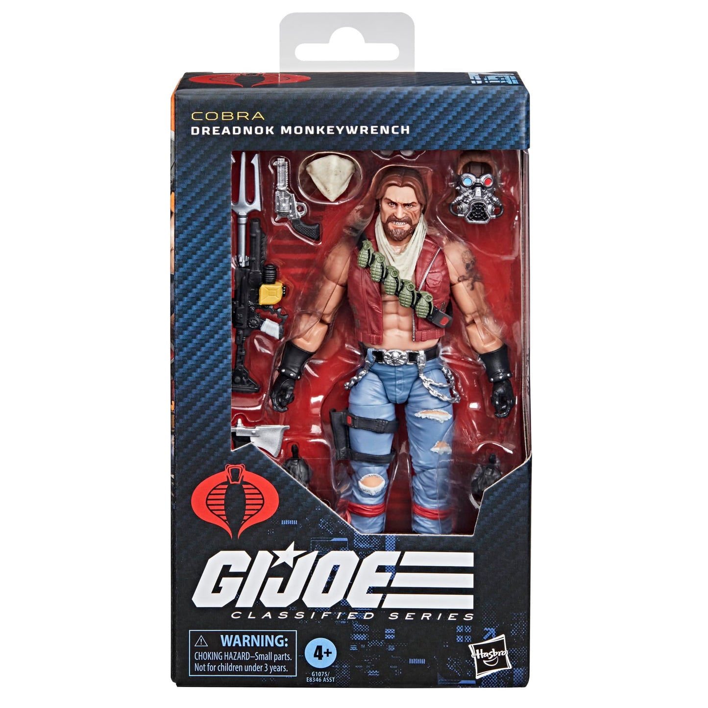 G.I. Joe Classified Series #167 Dreadnok Monkeywrench — 6-Inch Action Figure with 10 Accessories