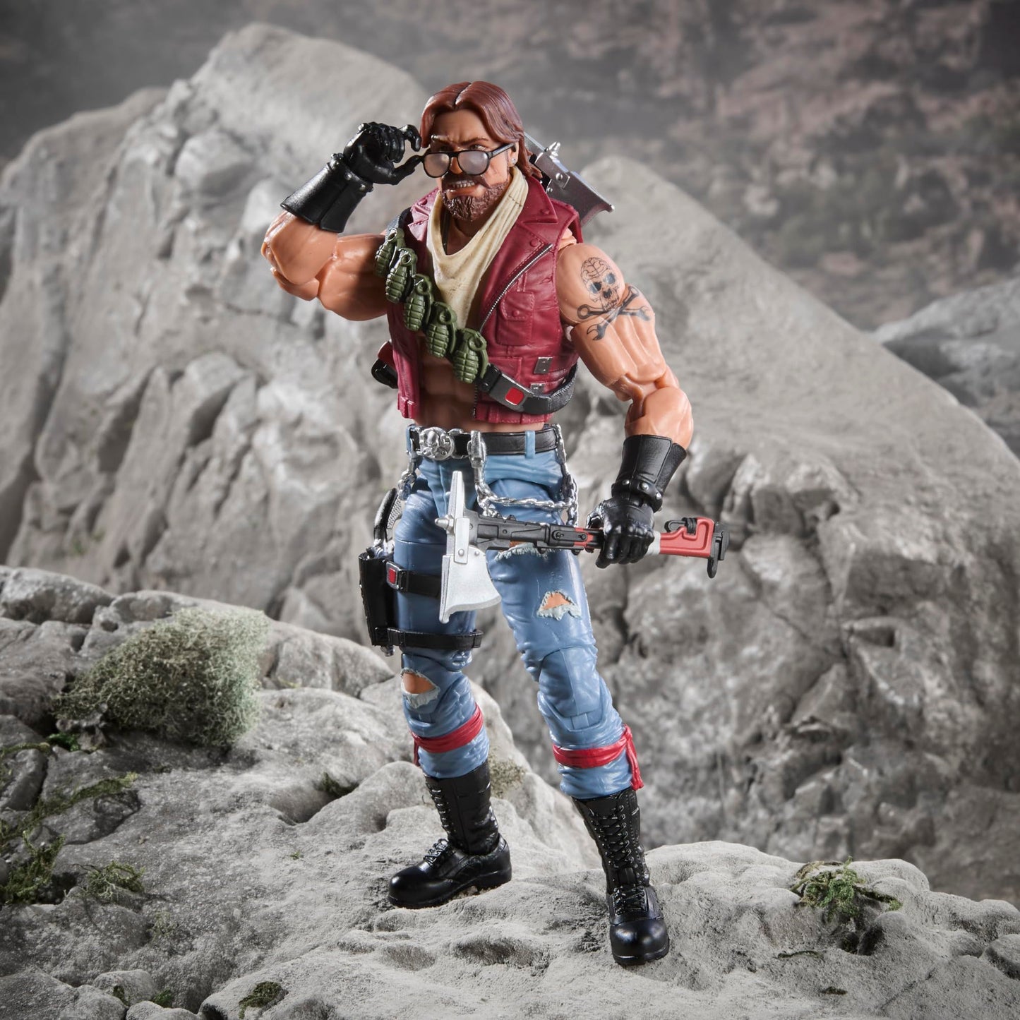 G.I. Joe Classified Series #167 Dreadnok Monkeywrench — 6-Inch Action Figure with 10 Accessories