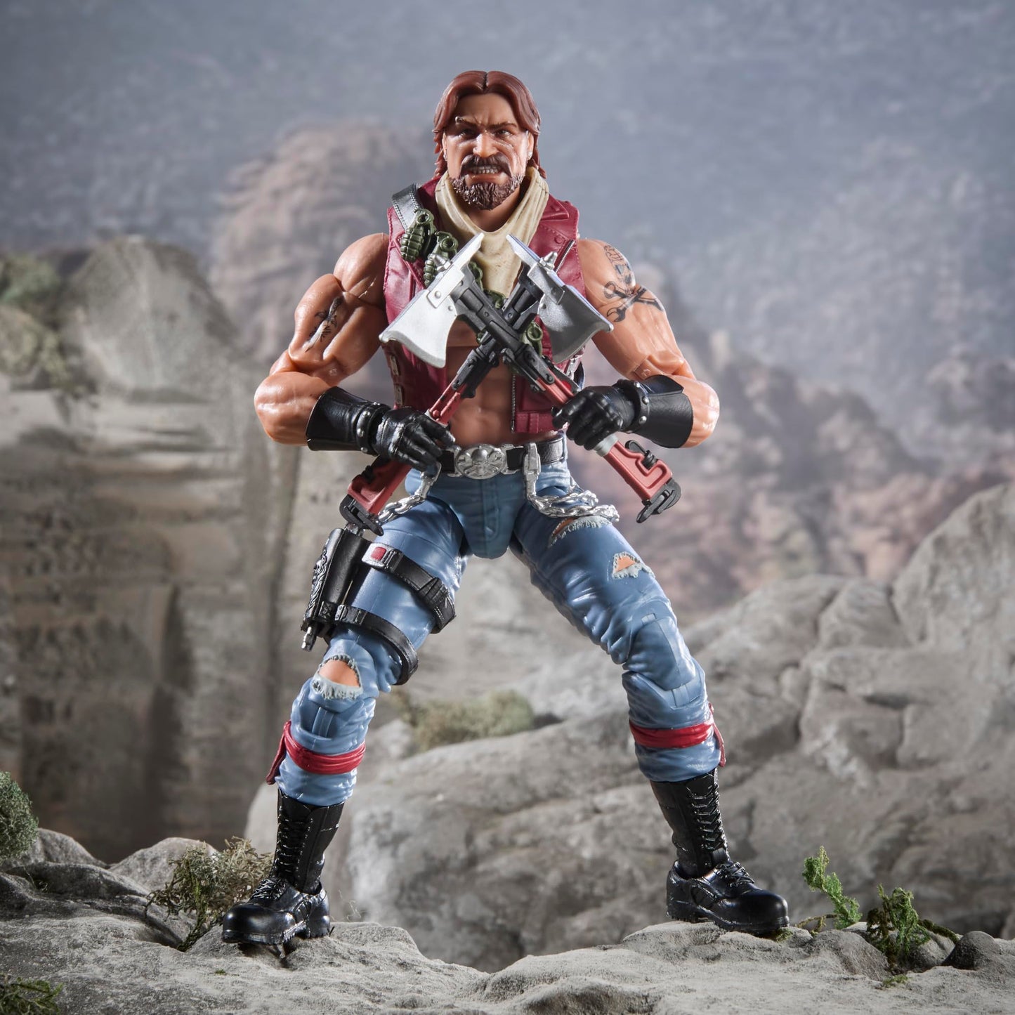 G.I. Joe Classified Series #167 Dreadnok Monkeywrench — 6-Inch Action Figure with 10 Accessories