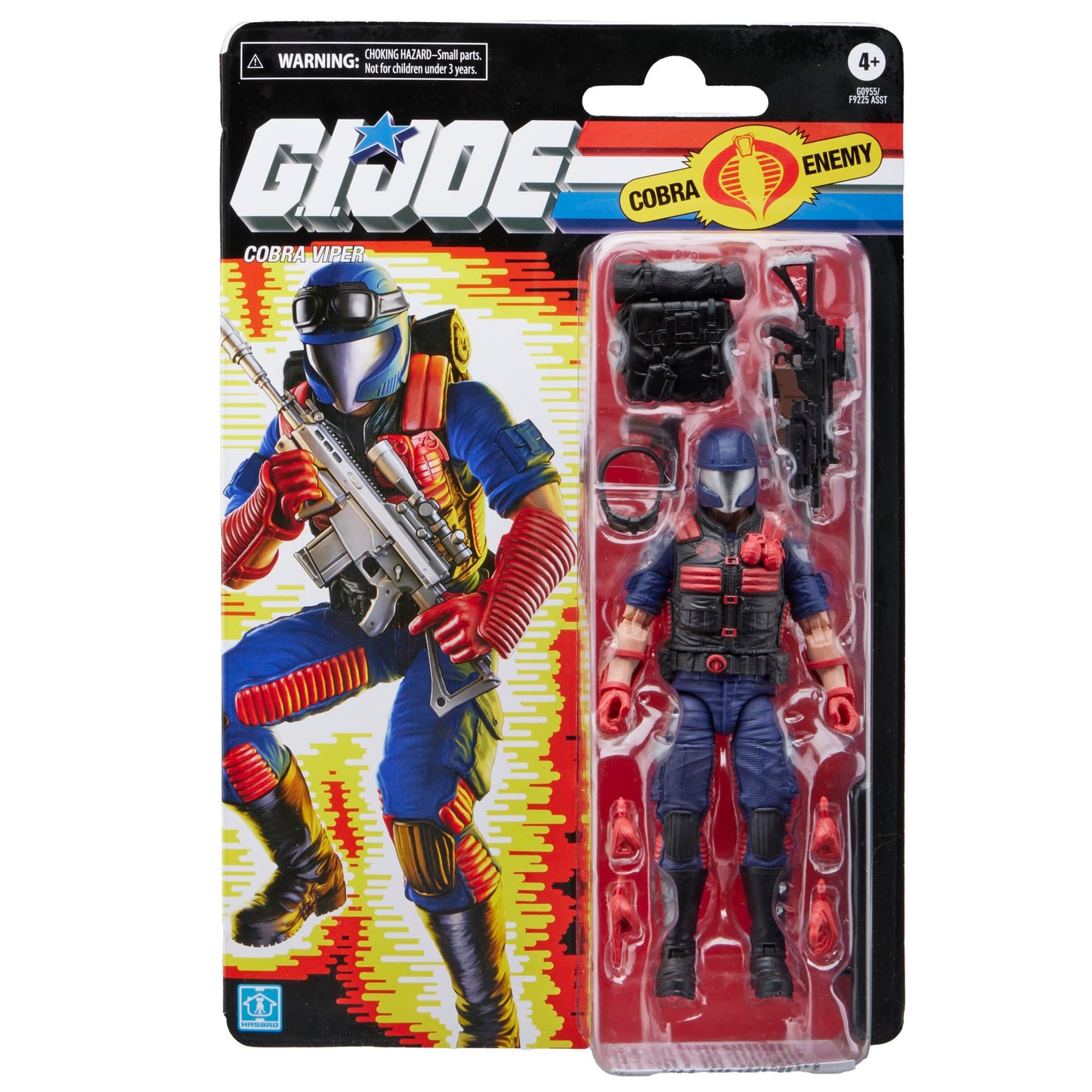 G.I. Joe Classified Series Cobra Viper 6-Inch Action Figure | Retro Cardback, 13 Accessories