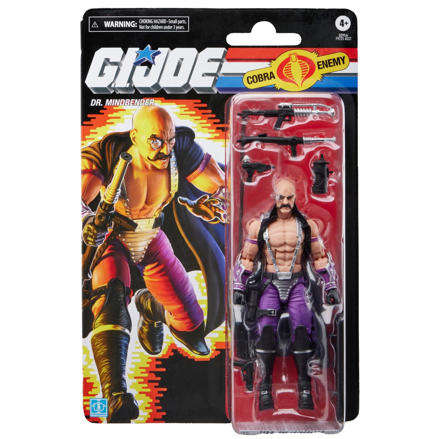 G.I. Joe Classified Series Dr. Mindbender Retro Cardback – 6-Inch Action Figure with 7 Accessories