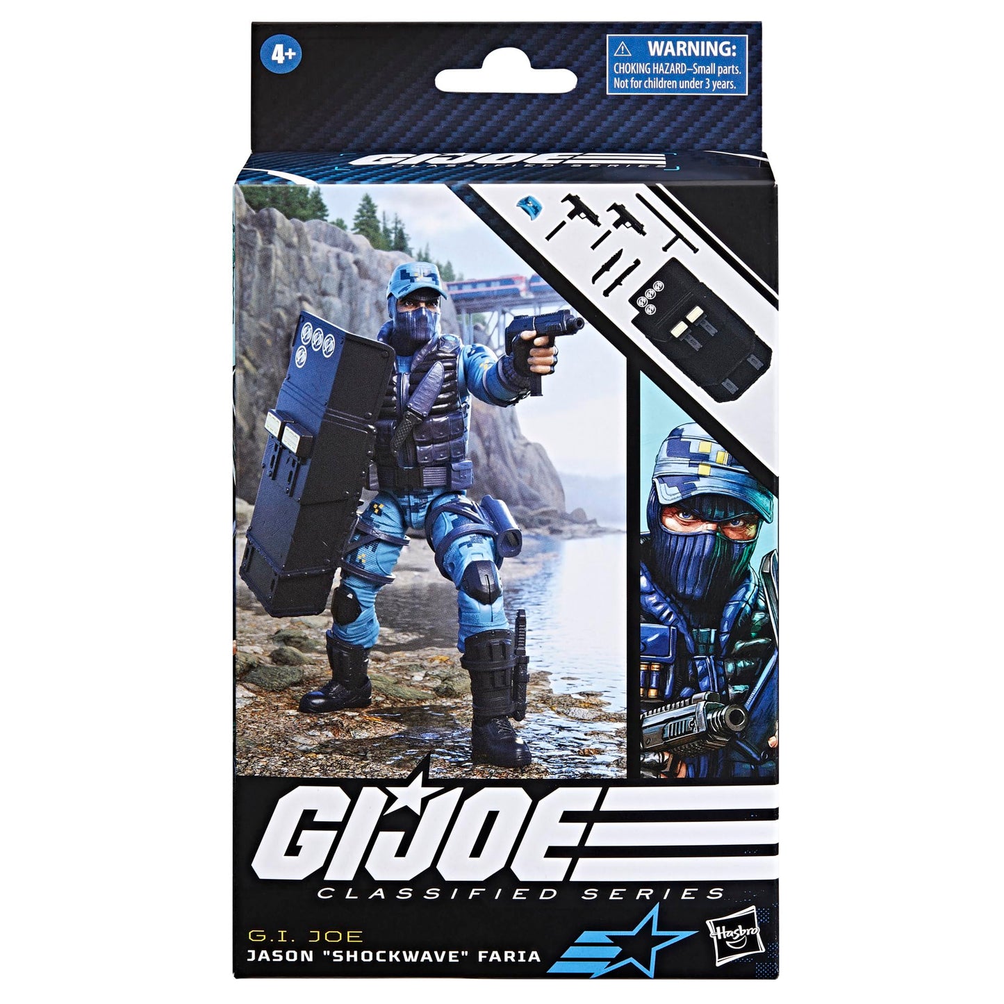 G.I. Joe Classified Series Jason 'Shockwave' Faria – 6-Inch Action Figure with 9 Accessories