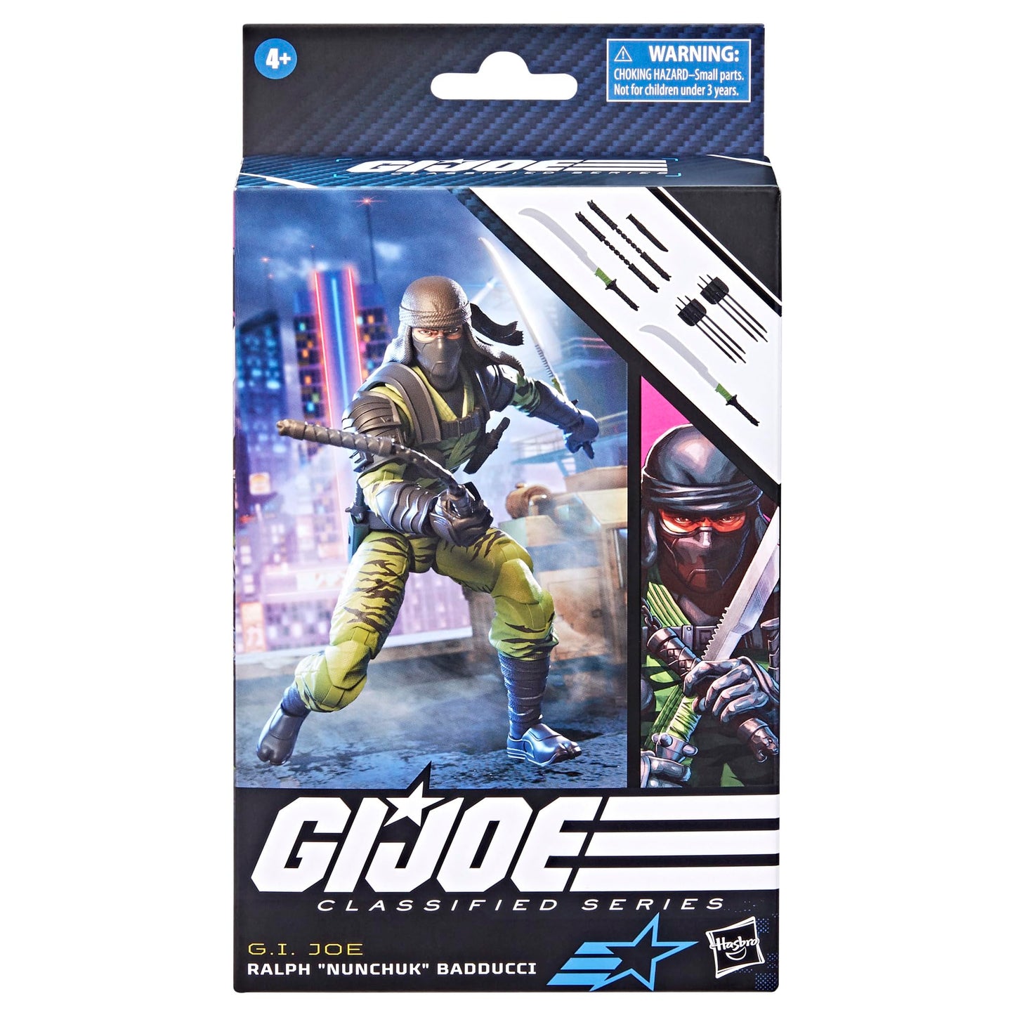 G.I. Joe Classified Series Ralph Nunchuk Badducci – 6-Inch Action Figure with 7 Accessories
