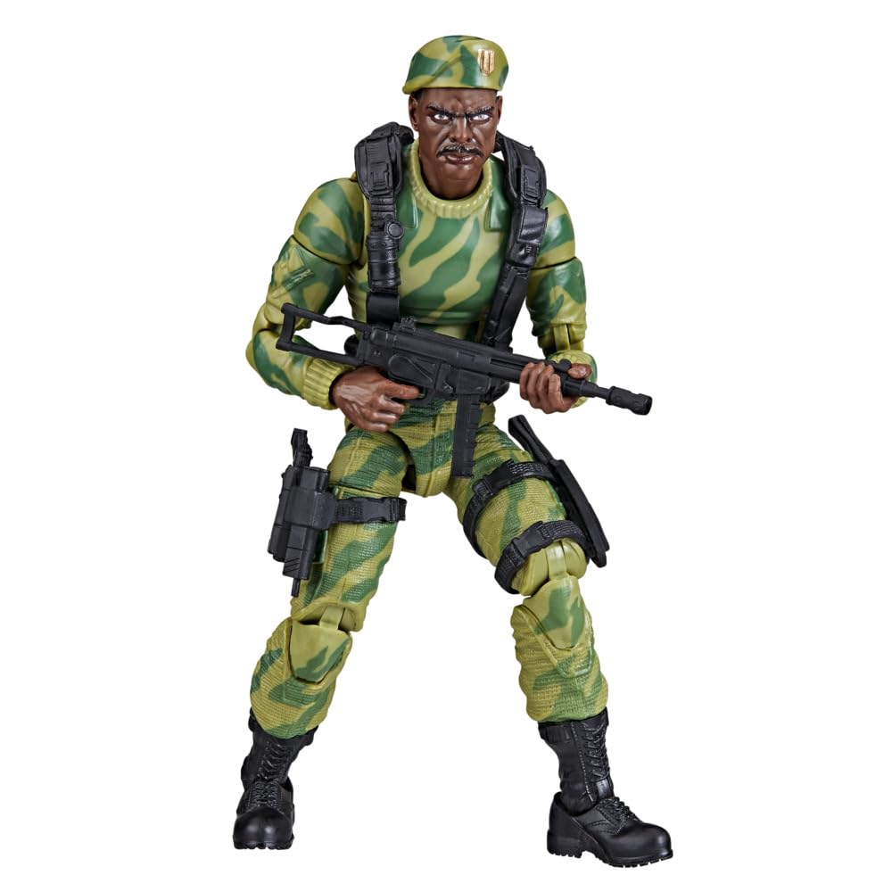 G.I. Joe Classified Series Sgt. Stalker – 6-Inch Action Figure with 8 Accessories | Retro Cardback