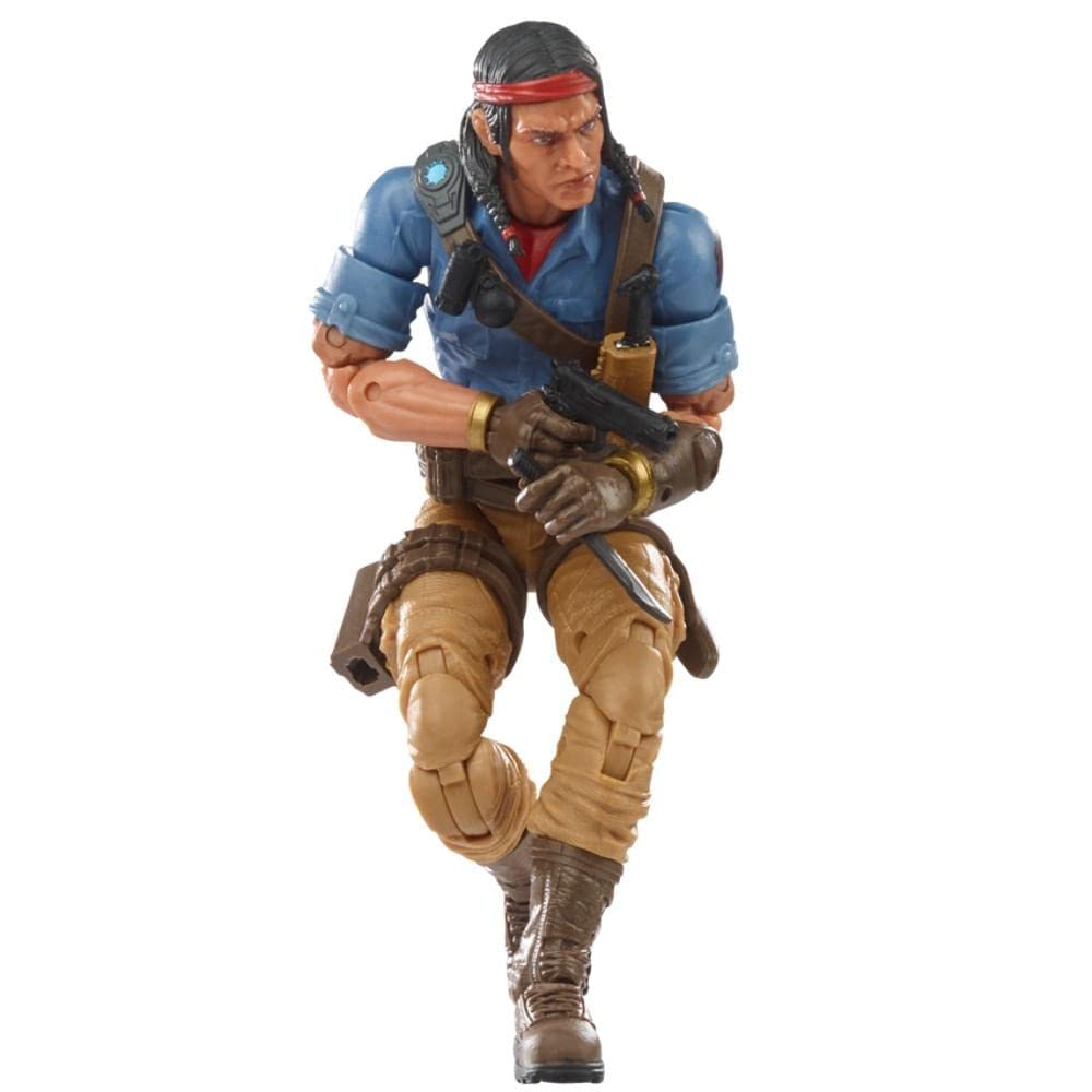 G.I. Joe Classified Series Spirit Iron-Knife Action Figure – 6-Inch Premium Collectible with Jeffrey Veregge Artwork