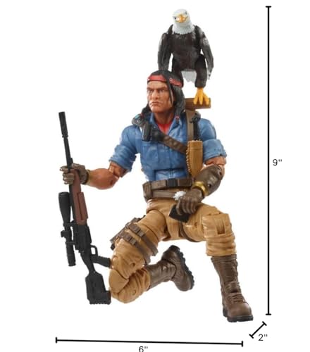 G.I. Joe Classified Series Spirit Iron-Knife Action Figure – 6-Inch Premium Collectible with Jeffrey Veregge Artwork