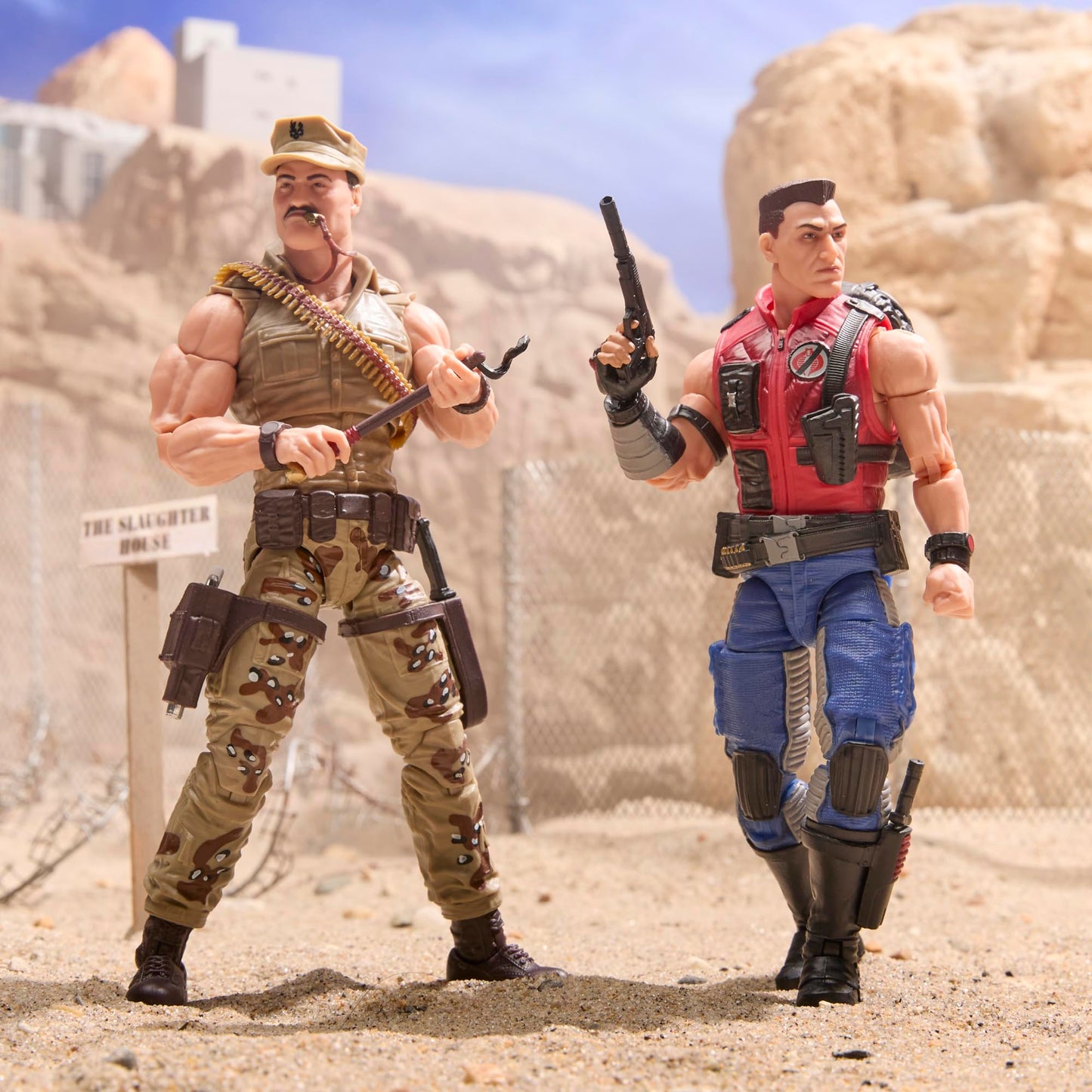 G.I. Joe Classified Series #173 Sgt Slaughter & Felix Mercer Stratton – 2 Collectible 6-Inch Action Figures with 26 Accessories