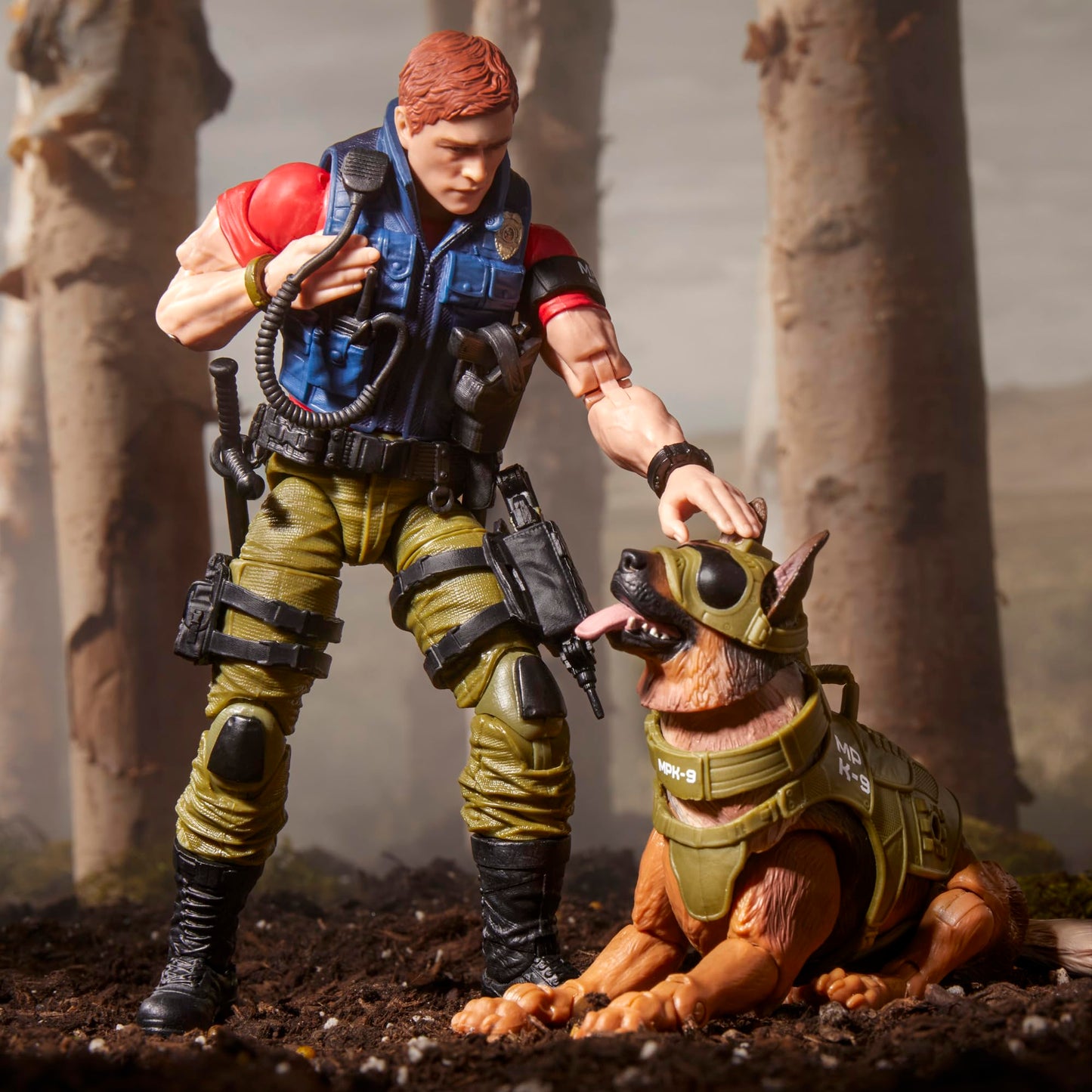 G.I. Joe Classified Series #157: Christopher Law Lavigne & Order with German Shepherd K-9 — 6-Inch Collectible Figure + 14 Accessories