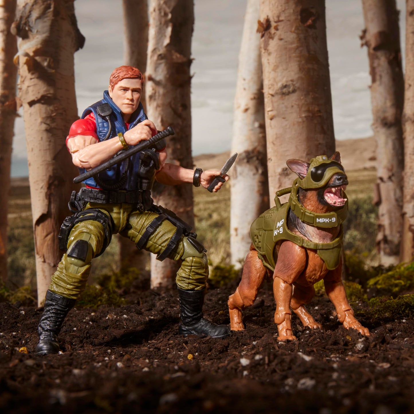 G.I. Joe Classified Series #157: Christopher Law Lavigne & Order with German Shepherd K-9 — 6-Inch Collectible Figure + 14 Accessories