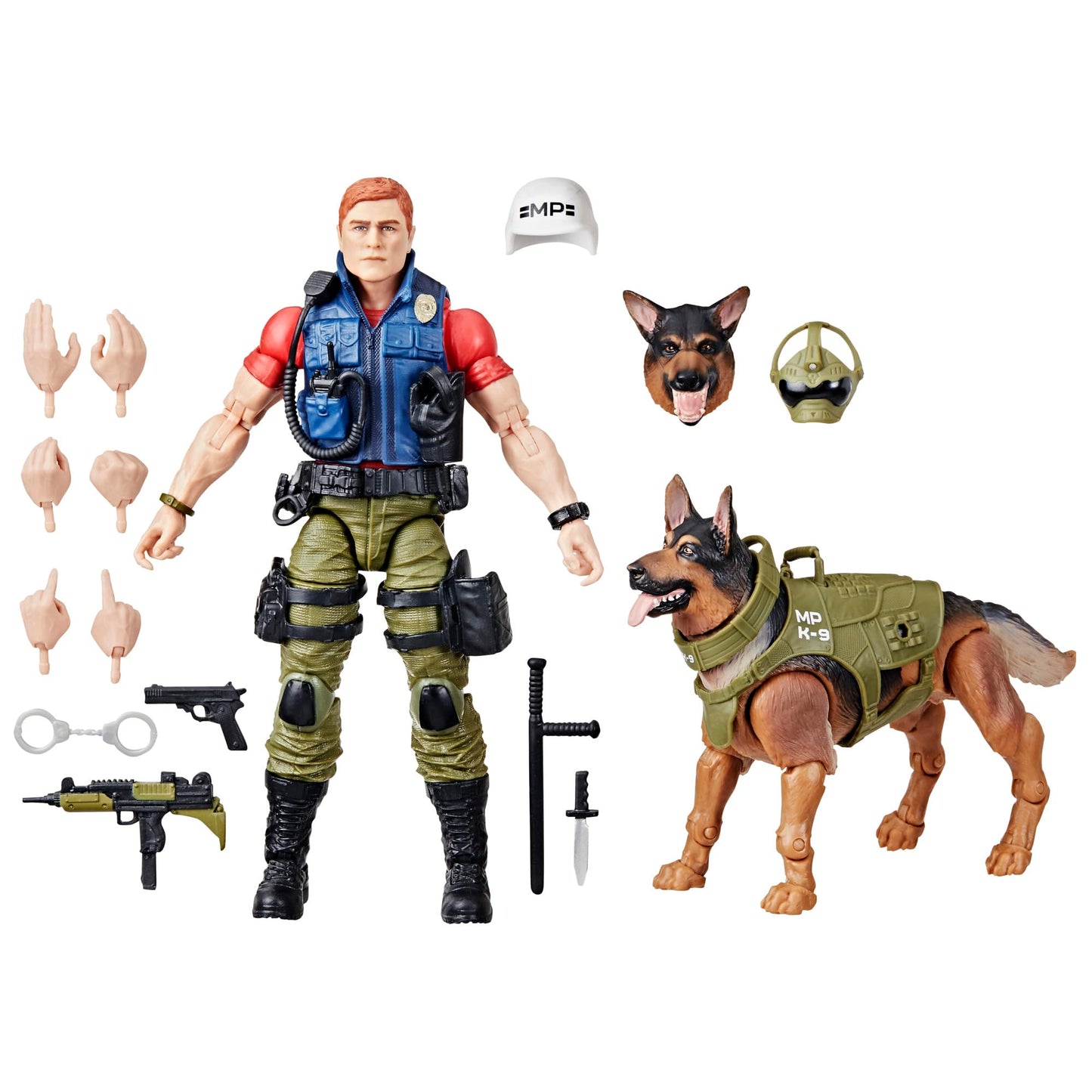 G.I. Joe Classified Series #157: Christopher Law Lavigne & Order with German Shepherd K-9 — 6-Inch Collectible Figure + 14 Accessories