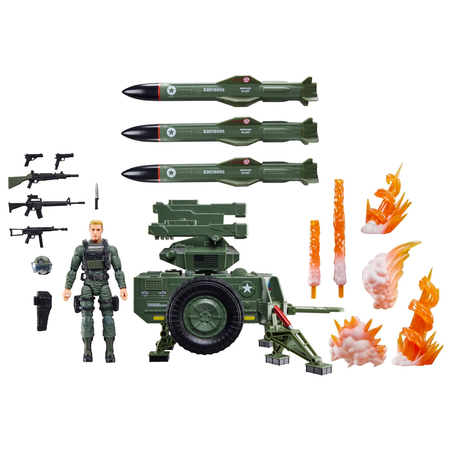 G.I. Joe Classified Series #182 Hawk Abernathy with M.M.S. Towable Vehicle - 6-Inch Action Figure Set