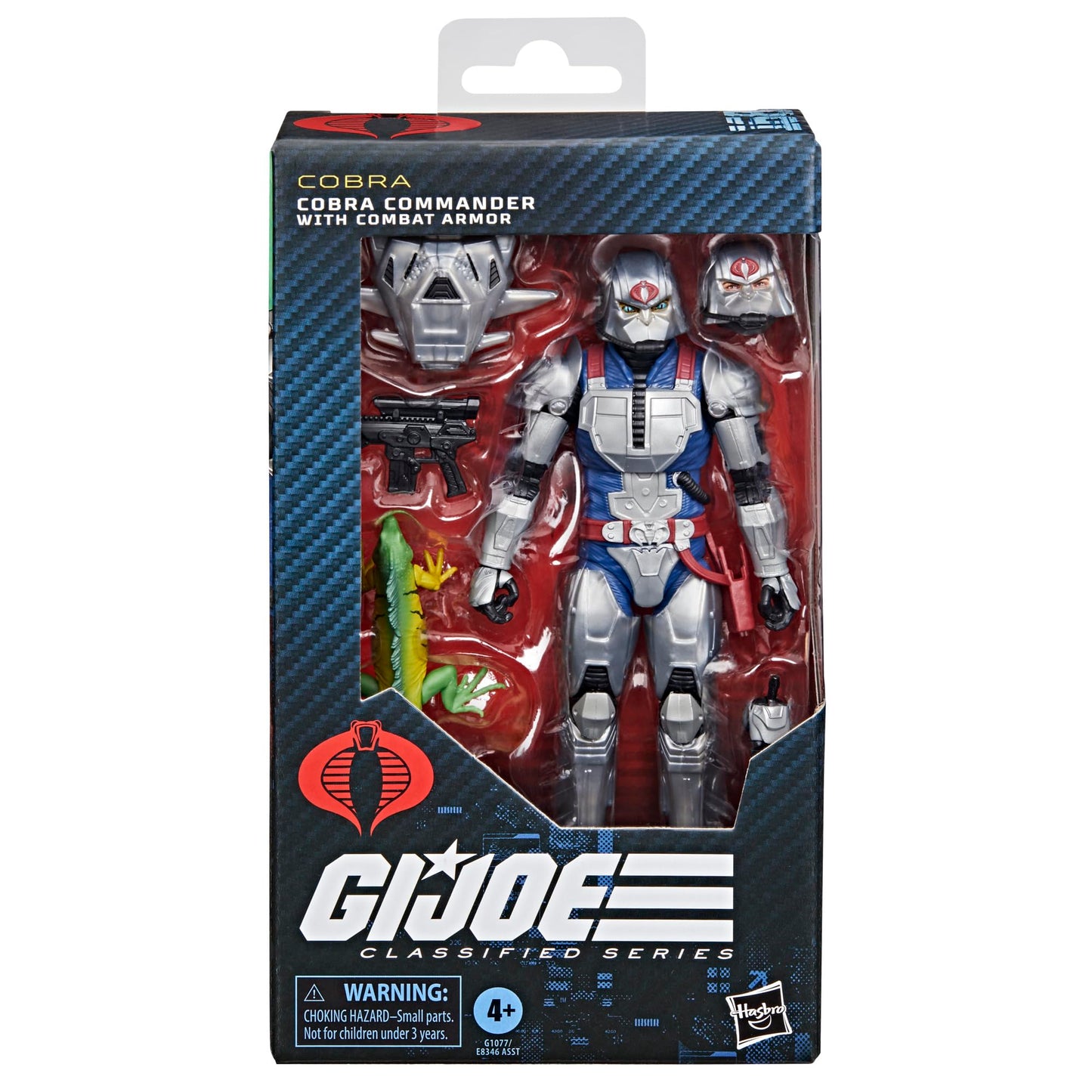 G.I. Joe Classified Series #168 Cobra Commander with Combat Armor – 6-Inch Action Figure with 7 Accessories