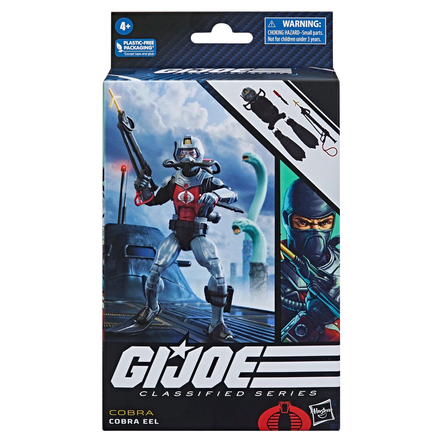 G.I. Joe Classified Series Cobra EEL Action Figure – 6-Inch Amazon Exclusive with 6 Accessories