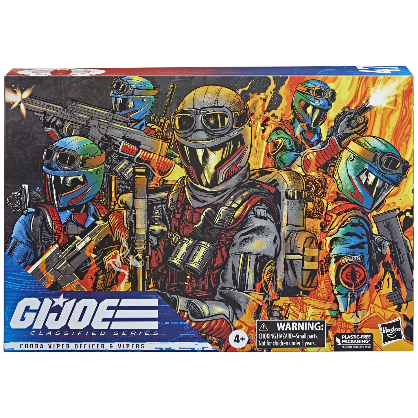 G.I. Joe Classified Series Cobra Viper Officer & Vipers Figures — 6-Inch Collectible with Premium Detailing