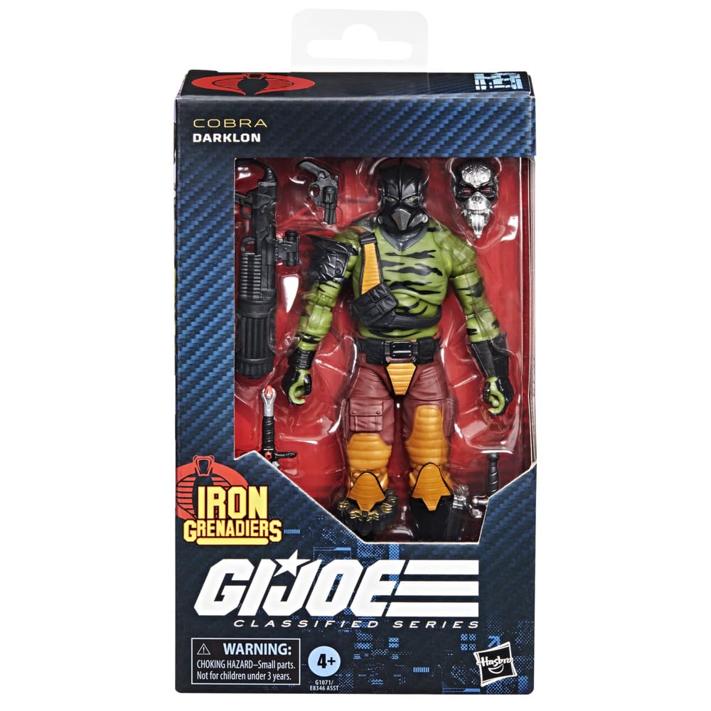 G.I. Joe Classified Series #155 Darklon – 6-Inch Action Figure with 6 Accessories