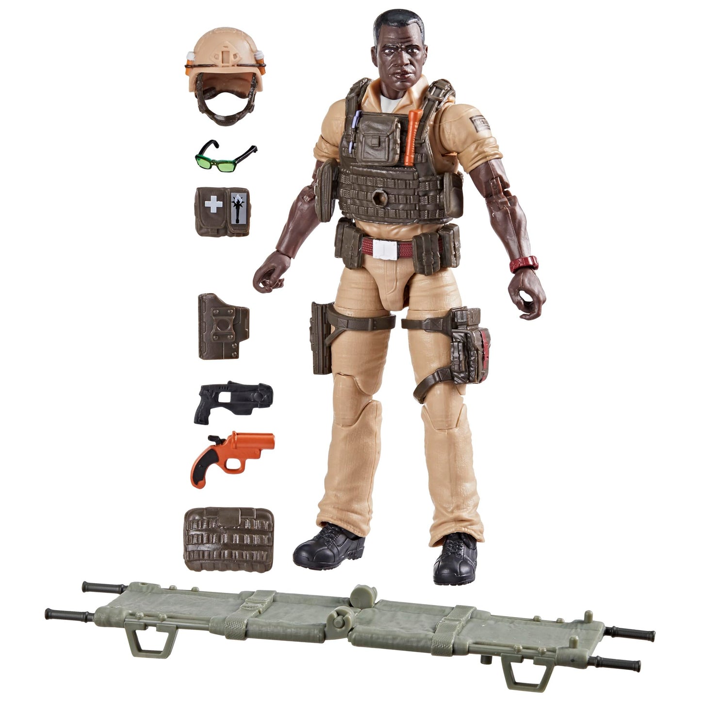 G.I. Joe Classified Series #122 Carl Doc Greer – Collectible 6-Inch Action Figure with 7 Accessories