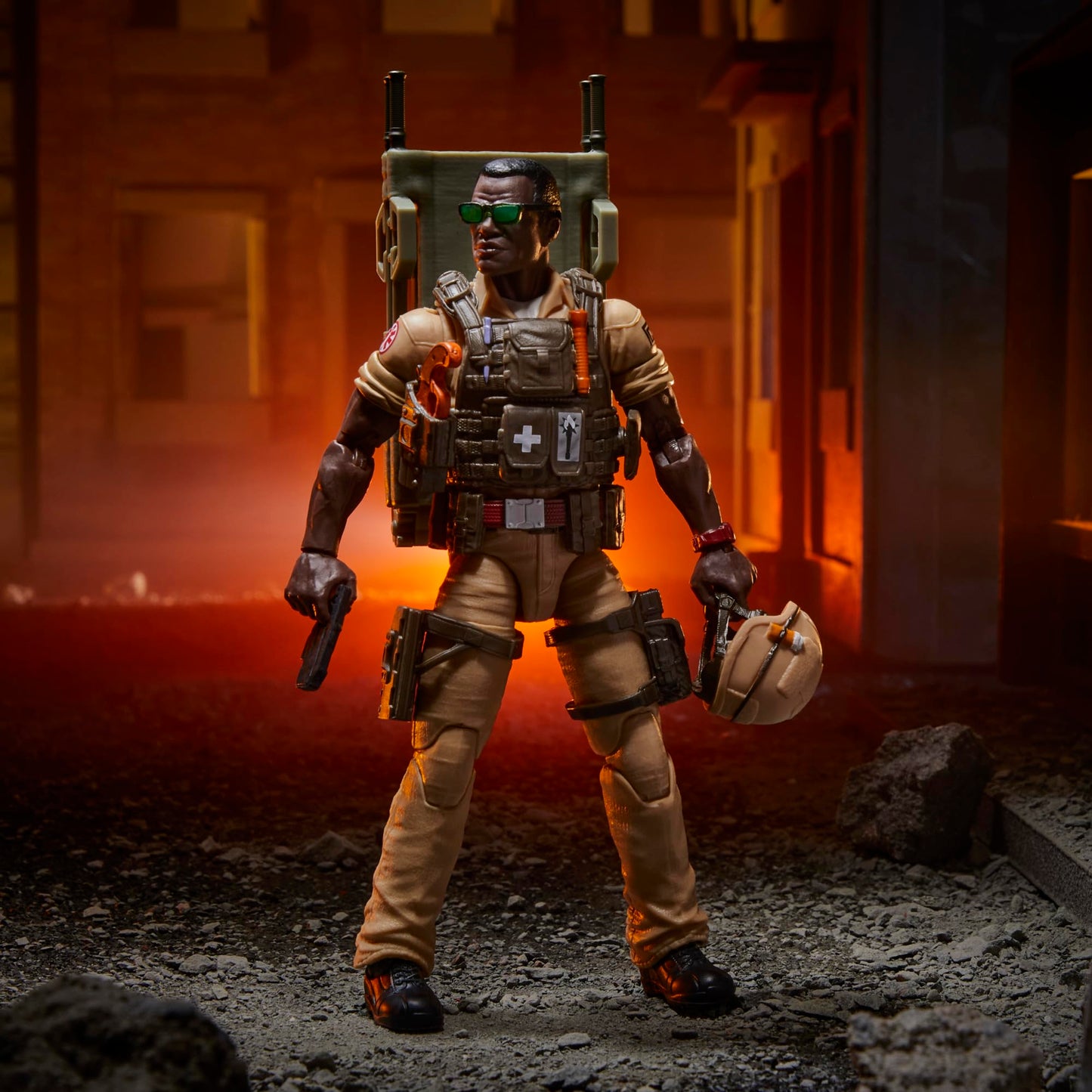 G.I. Joe Classified Series #122 Carl Doc Greer – Collectible 6-Inch Action Figure with 7 Accessories