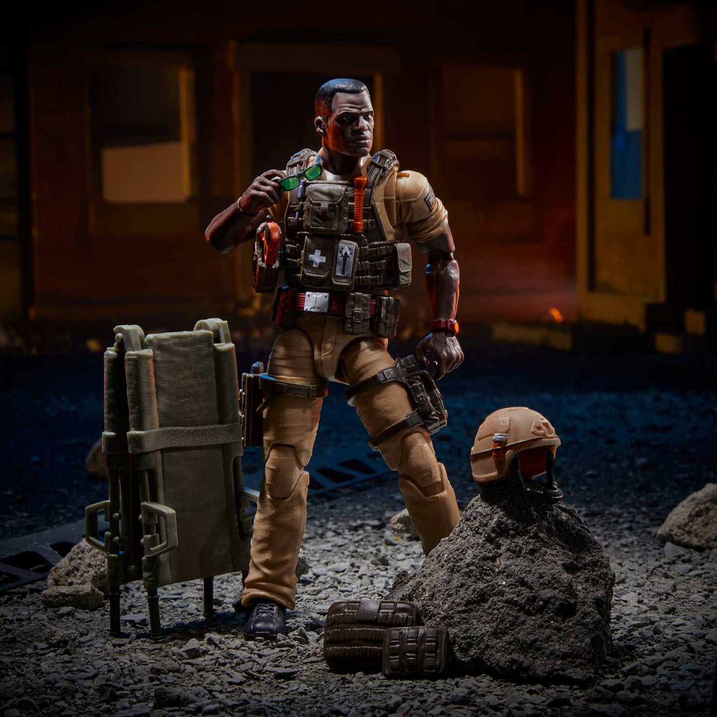 G.I. Joe Classified Series #122 Carl Doc Greer – Collectible 6-Inch Action Figure with 7 Accessories
