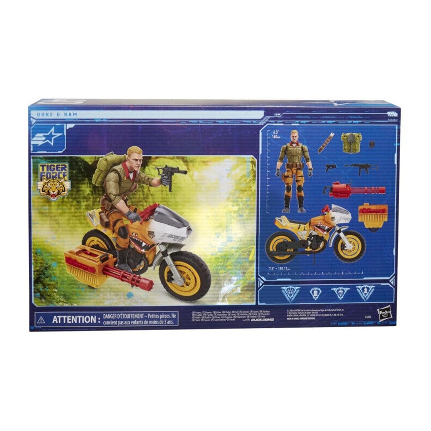 G.I. Joe Classified Series Duke & Ram Action Figure & Vehicle Crater (F4924) – Collectible Set