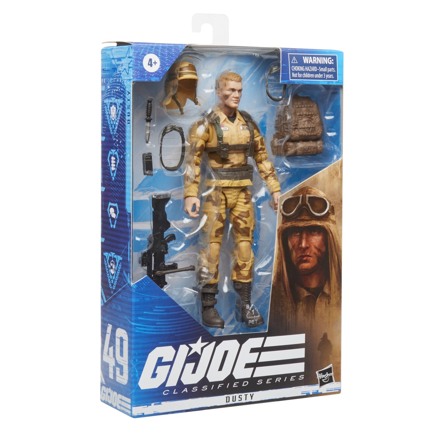 G.I. Joe Classified Series Dusty Action Figure 6-Inch with Premium Accessories