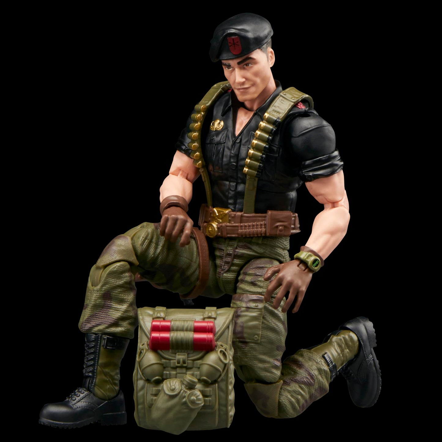 G.I. Joe Classified Series Flint – 6-Inch Retro Cardback Action Figure with 9 Accessories