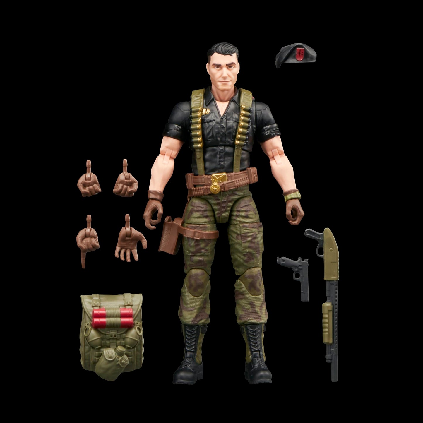 G.I. Joe Classified Series Flint – 6-Inch Retro Cardback Action Figure with 9 Accessories