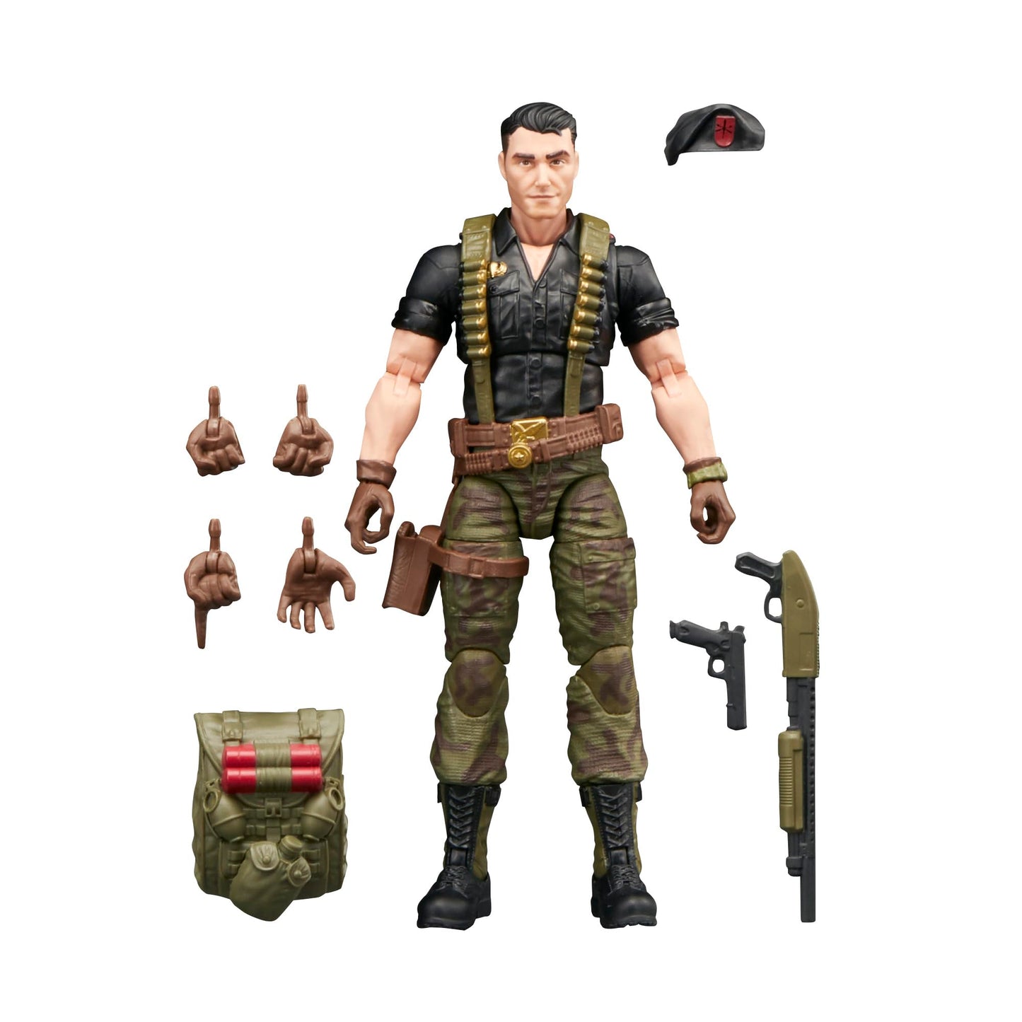 G.I. Joe Classified Series Flint – 6-Inch Retro Cardback Action Figure with 9 Accessories