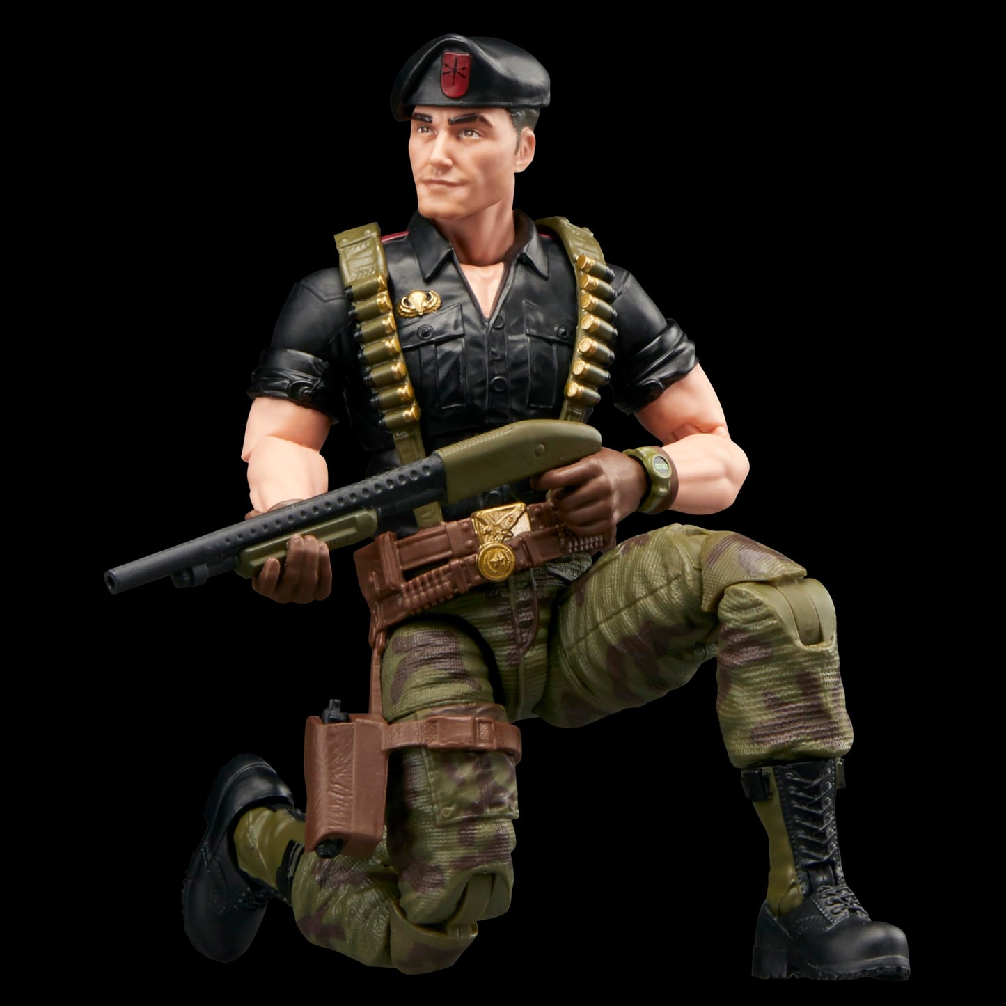 G.I. Joe Classified Series Flint – 6-Inch Retro Cardback Action Figure with 9 Accessories