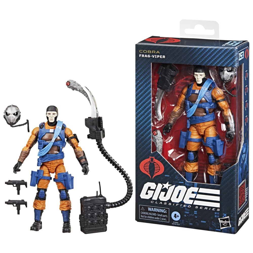 G.I. Joe Classified Series Frag-Viper – 6-Inch Action Figure with 10 Accessories