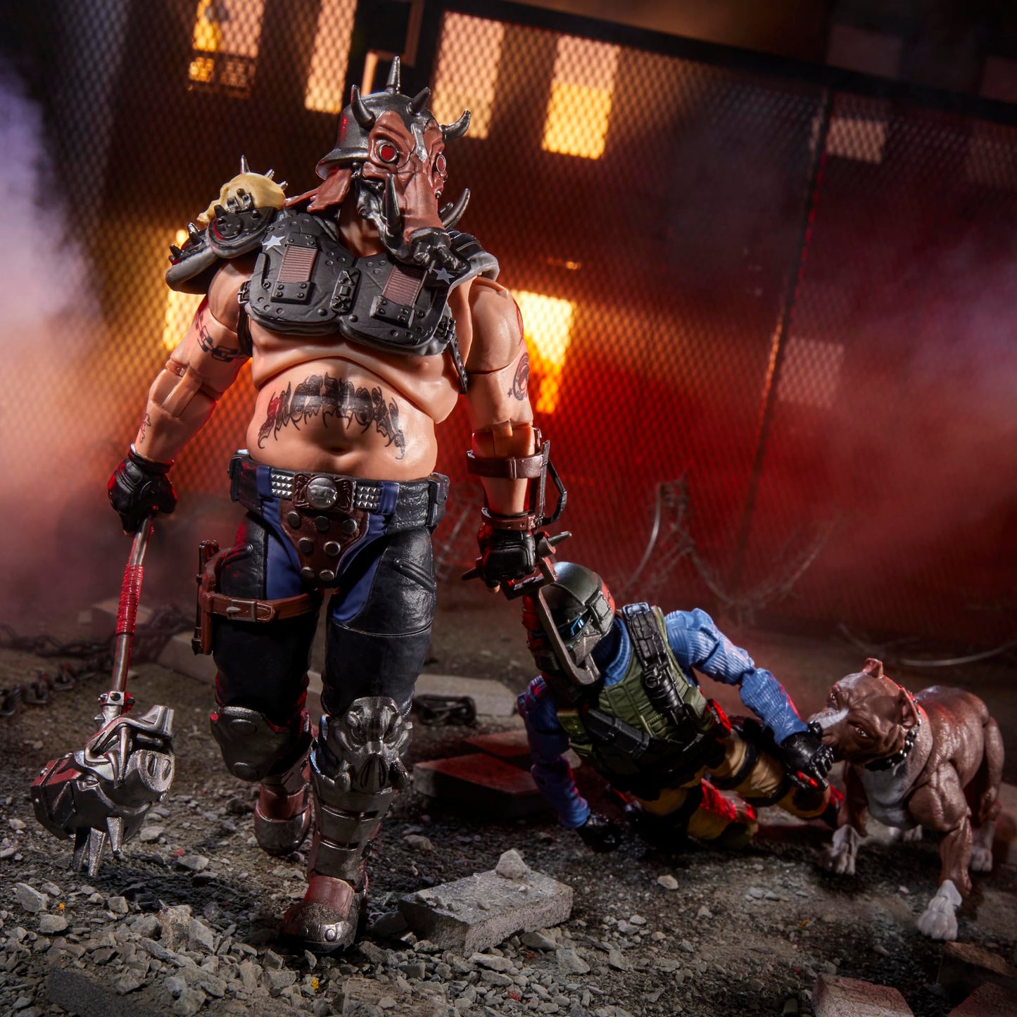 G.I. Joe Classified Series #135: Dreadnok Road Pig & Rawkus – 6-Inch Action Figure with Pitt Bull & 10 Accessories