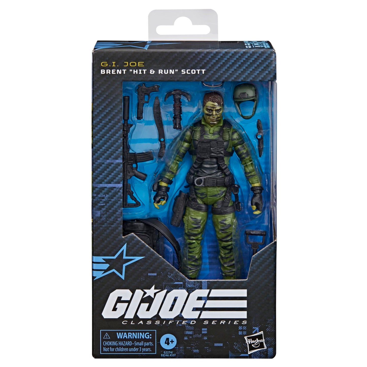 G.I. Joe Classified Series #188 Brent 'Hit & Run' Scott — 6-Inch Collectible Figure with 10 Accessories