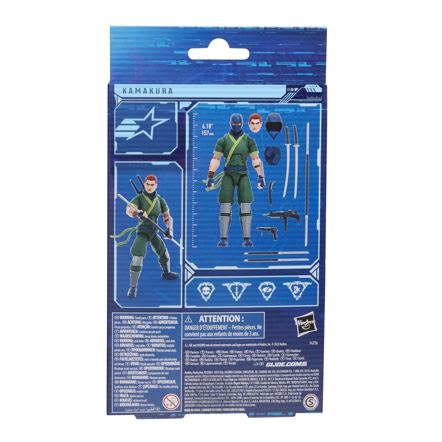 G.I. Joe Classified Kamakura Action Figure – 6-Inch, 11 Accessories, Custom Art (Amazon Exclusive)