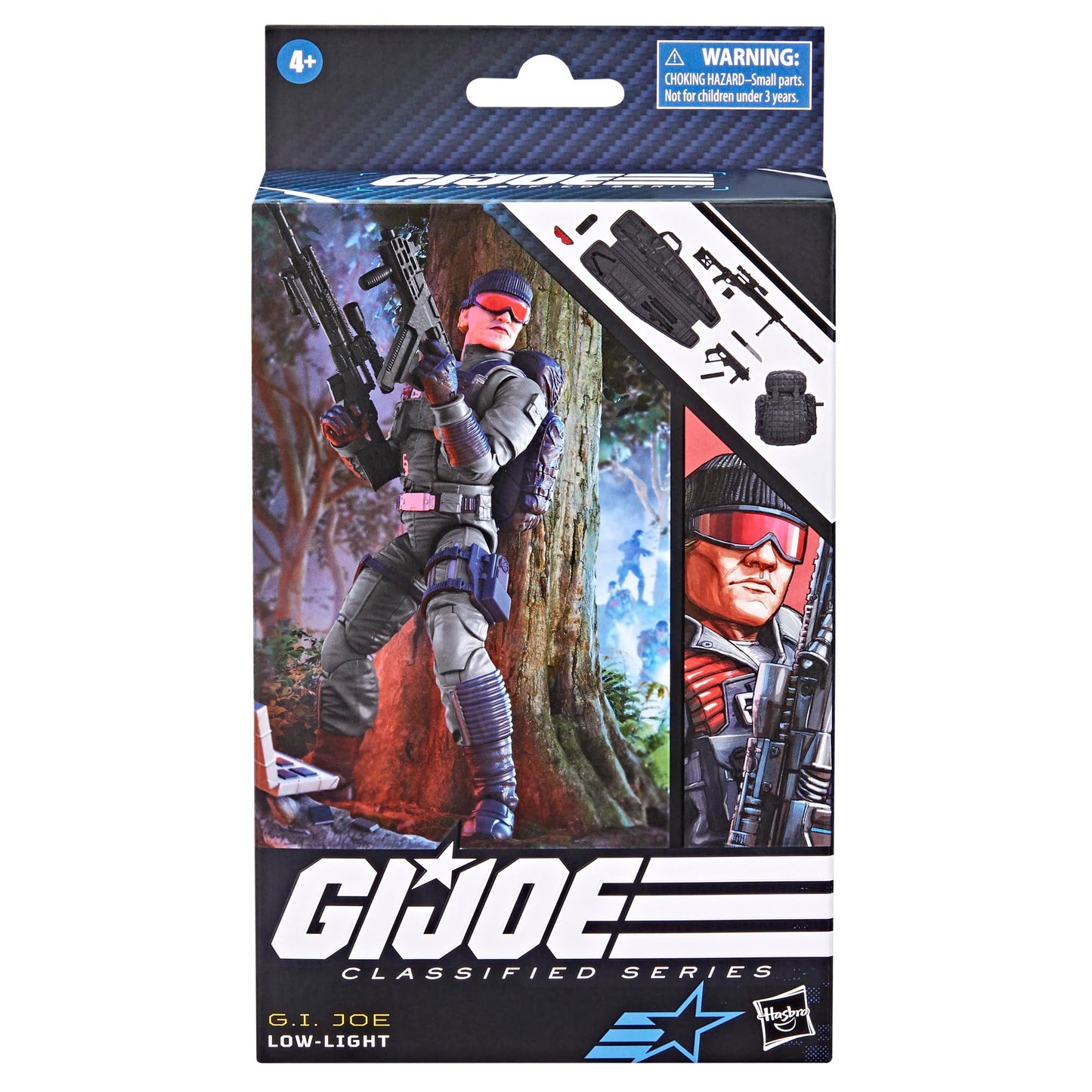 G.I. Joe Classified Series Low-Light 6-Inch Action Figure with 10 Accessories | Collectible Figure