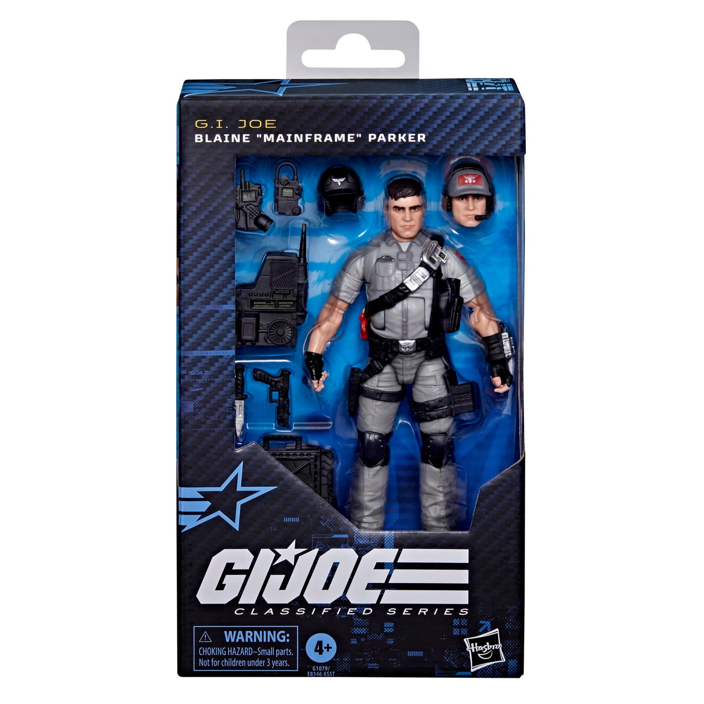 G.I. Joe Classified Series #178 Blaine Mainframe Parker – 6-Inch Figure with 9 Accessories