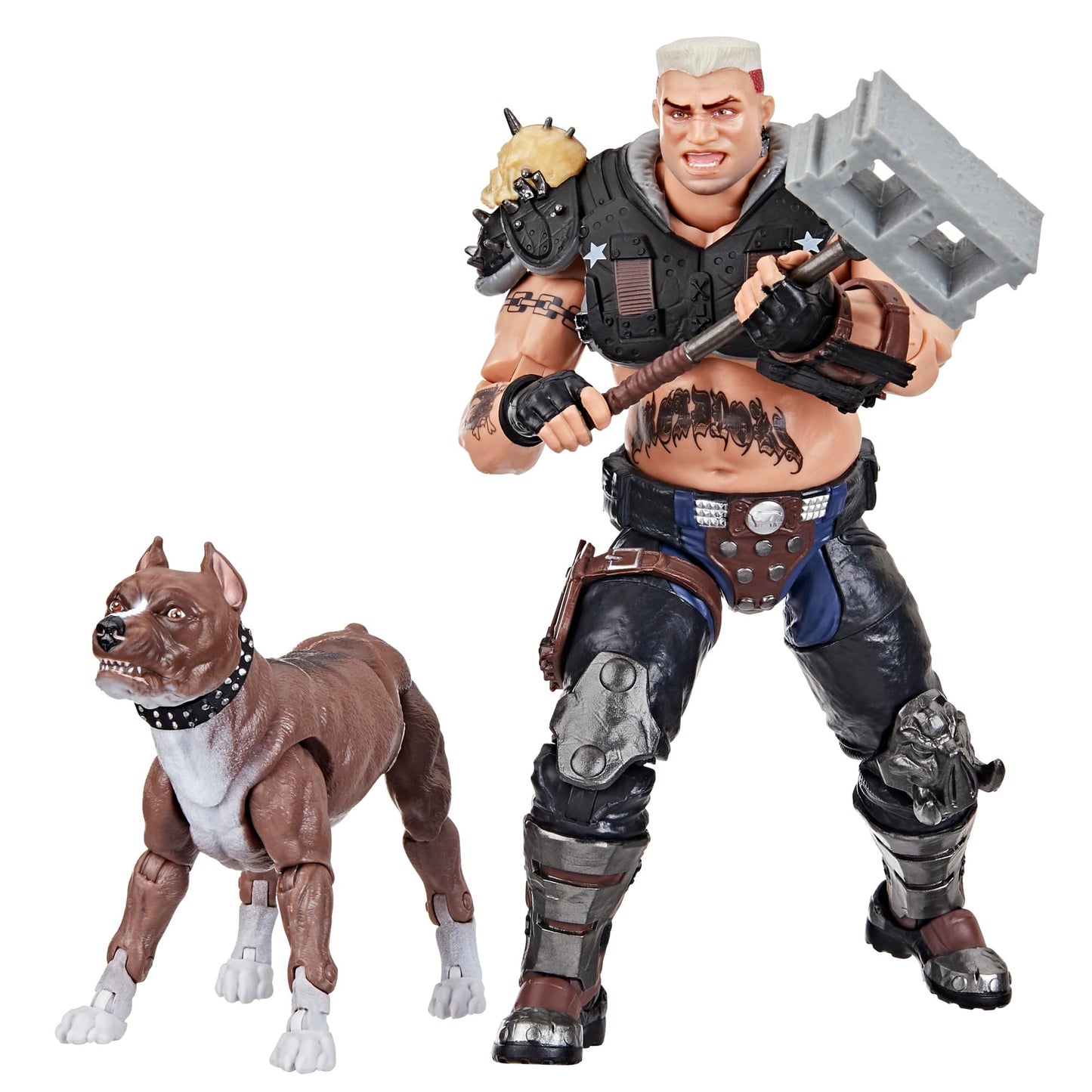 G.I. Joe Classified Series #135: Dreadnok Road Pig & Rawkus – 6-Inch Action Figure with Pitt Bull & 10 Accessories