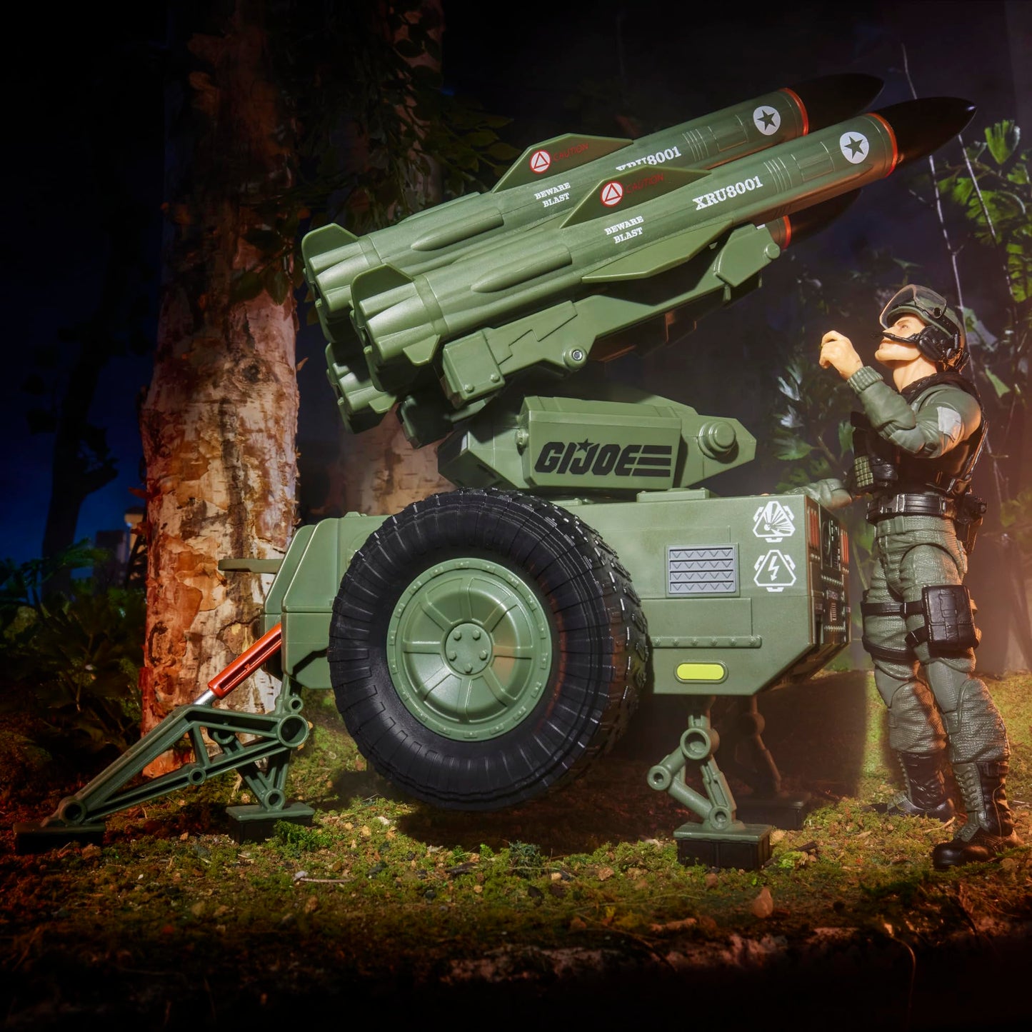 G.I. Joe Classified Series #182 Hawk Abernathy with M.M.S. Towable Vehicle - 6-Inch Action Figure Set