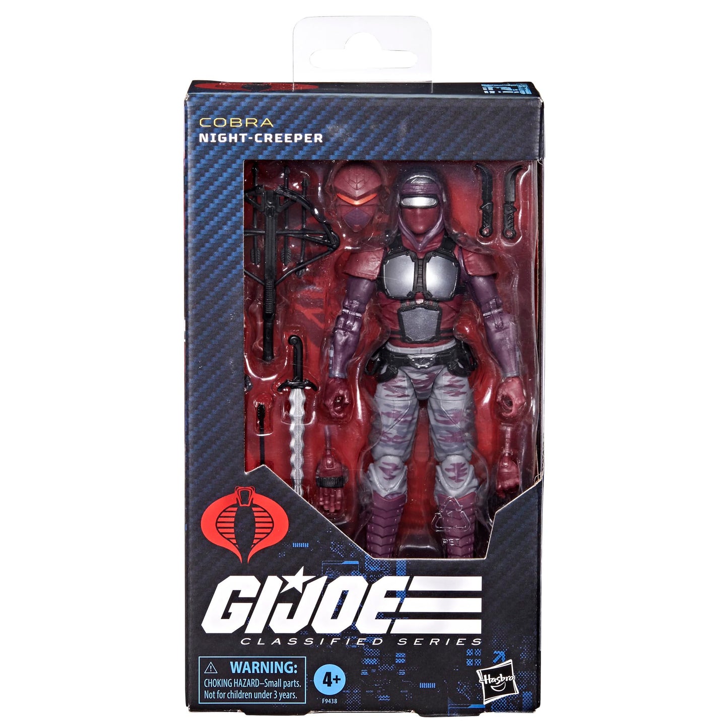 G.I. Joe Classified Series Night-Creeper | 6-Inch Ninja Action Figure with 10 Accessories