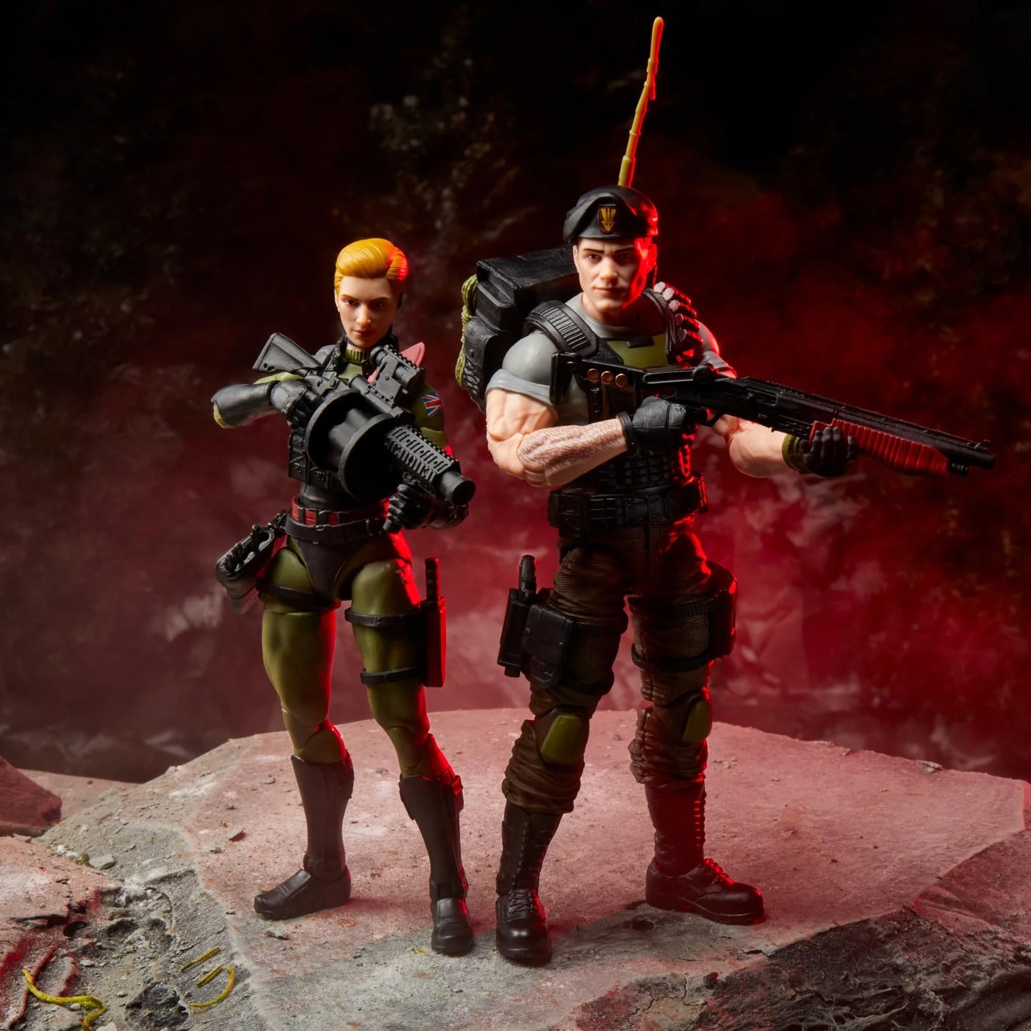 G.I. Joe Classified Series Night Force Vincent R. Falcon Falcone & Quarrel – 6-Inch Action Figures (2-Pack)