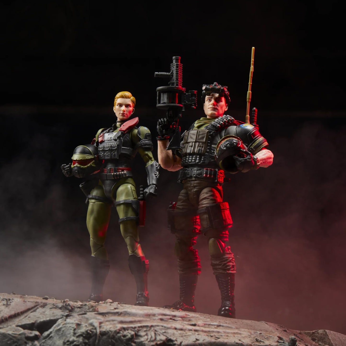 G.I. Joe Classified Series Night Force Vincent R. Falcon Falcone & Quarrel – 6-Inch Action Figures (2-Pack)