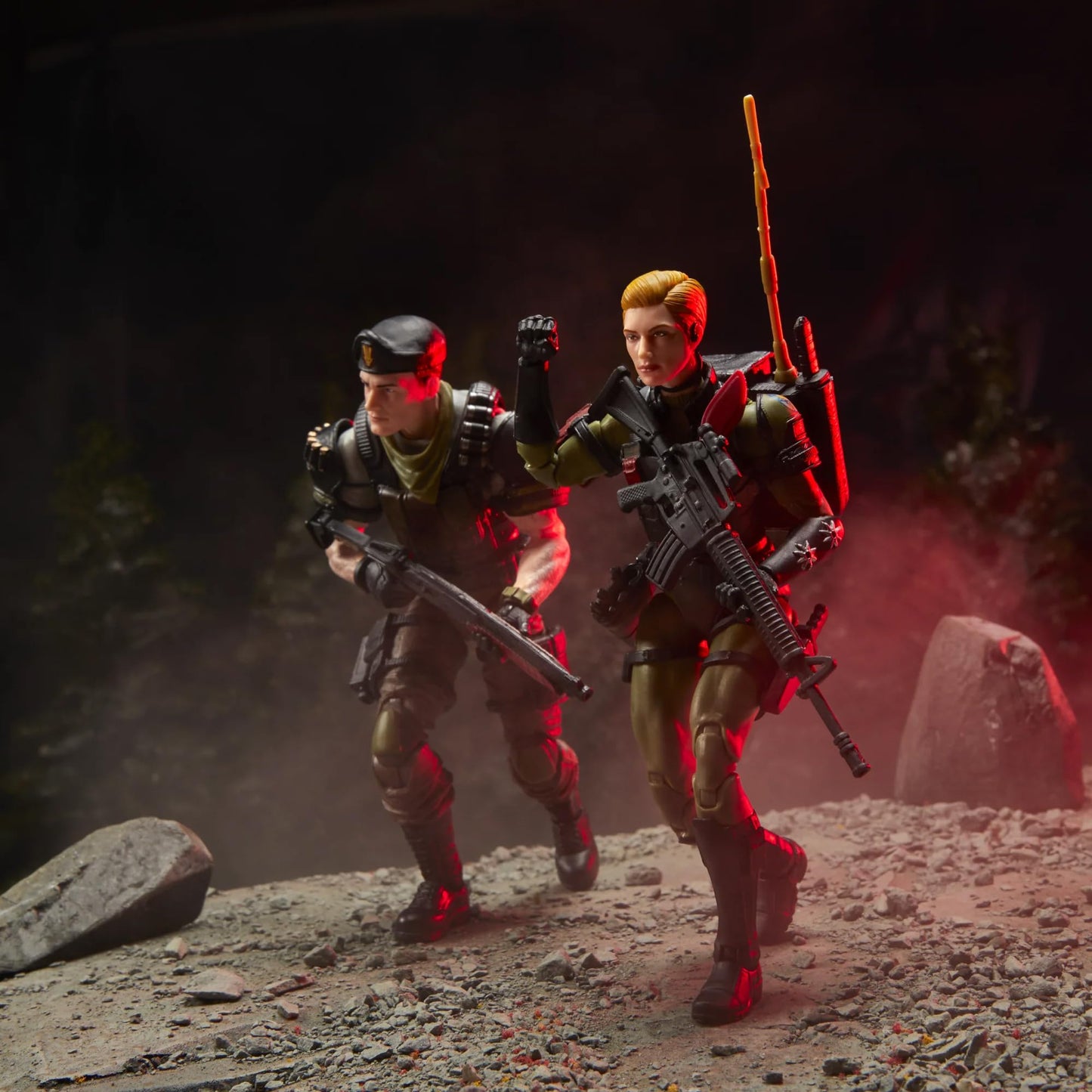 G.I. Joe Classified Series Night Force Vincent R. Falcon Falcone & Quarrel – 6-Inch Action Figures (2-Pack)