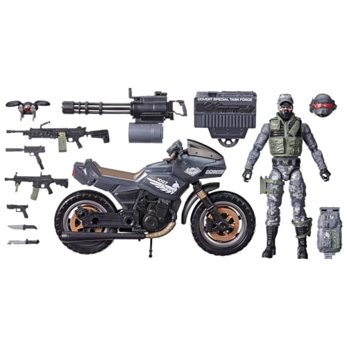 G.I. Joe Classified Series Night Force Shockwave Faria & Night Pursuit Cycle – Exclusive 6-Inch Figure
