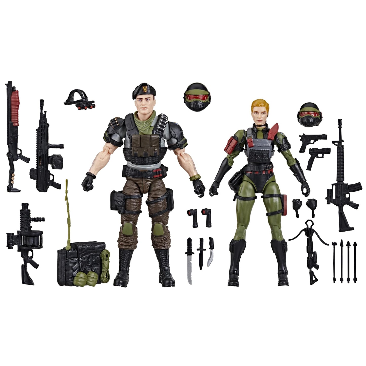 G.I. Joe Classified Series Night Force Vincent R. Falcon Falcone & Quarrel – 6-Inch Action Figures (2-Pack)