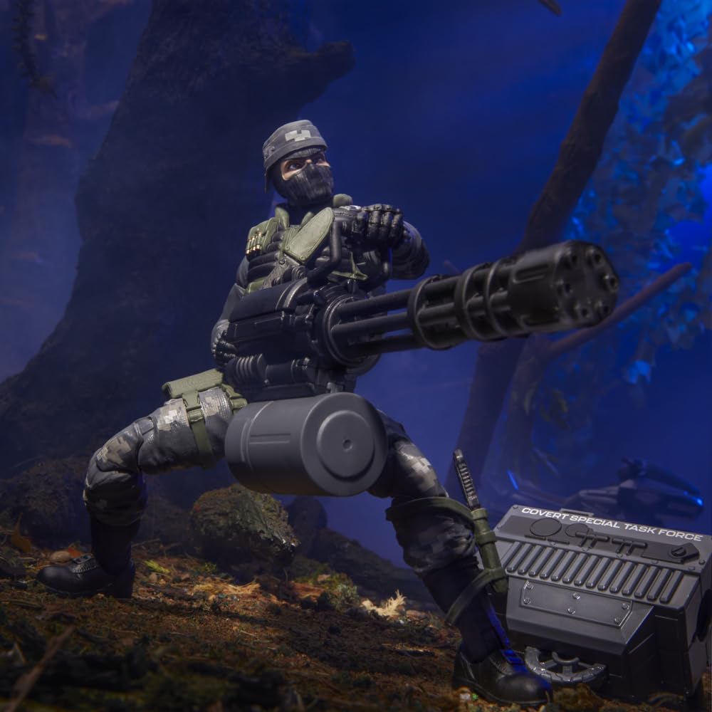 G.I. Joe Classified Series Night Force Shockwave Faria & Night Pursuit Cycle – Exclusive 6-Inch Figure
