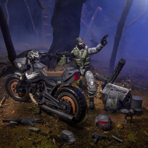 G.I. Joe Classified Series Night Force Shockwave Faria & Night Pursuit Cycle – Exclusive 6-Inch Figure