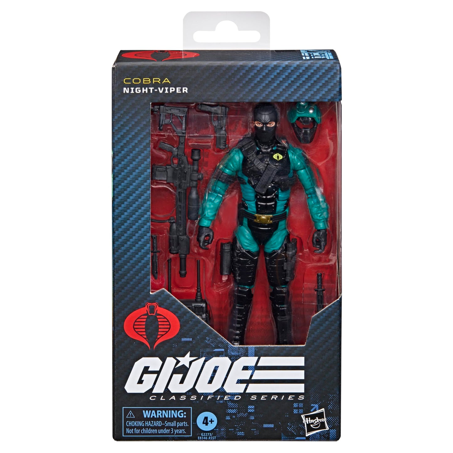 G.I. Joe Classified Series Night-Viper 6-Inch Action Figure with 7 Accessories