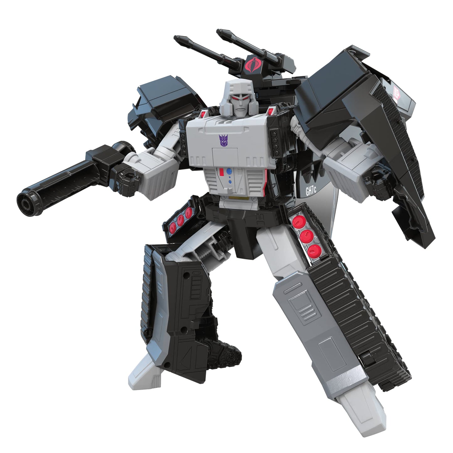 Transformers Generations Collaborative: G.I. Joe Mash-Up Megatron H.I.S.S. Tank with Cobra Baroness Figure | Ages 8+