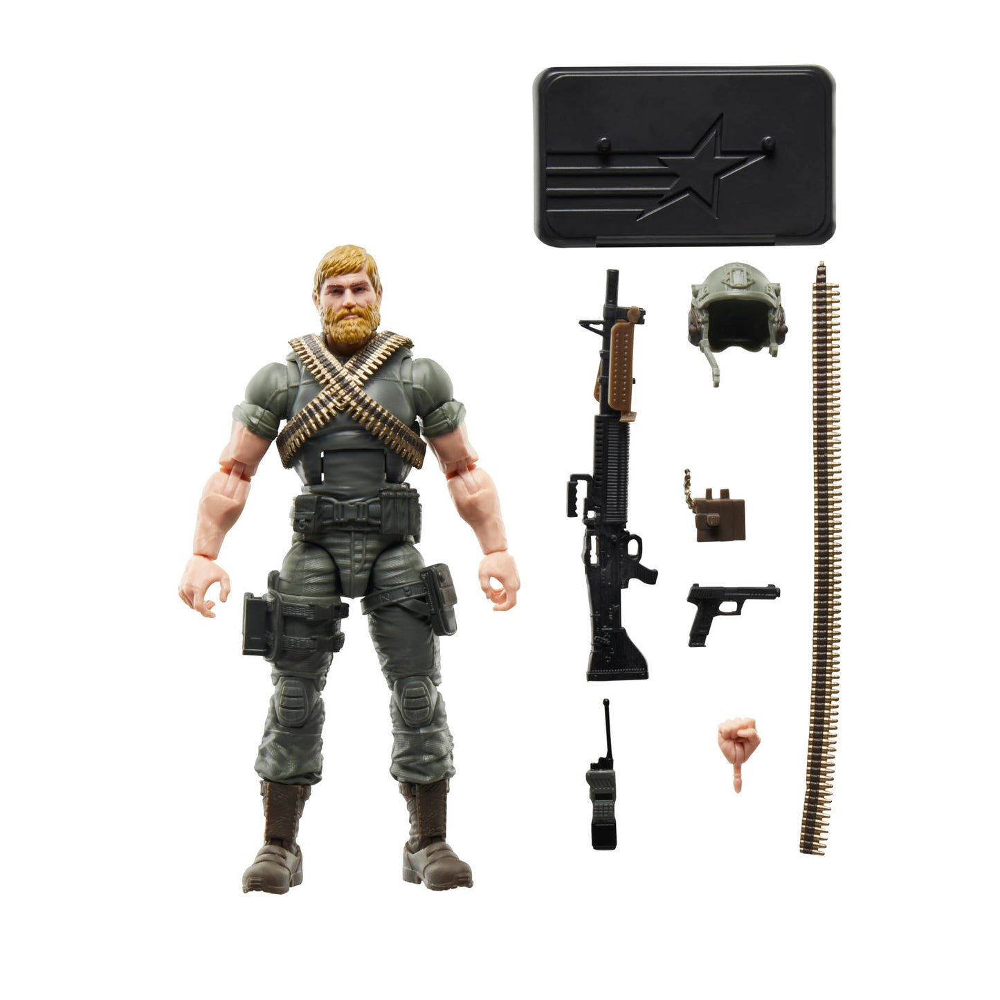 G.I. Joe Classified Series: Rock 'N Roll McConnel 6-Inch Action Figure with 9 Accessories | Retro Cardback